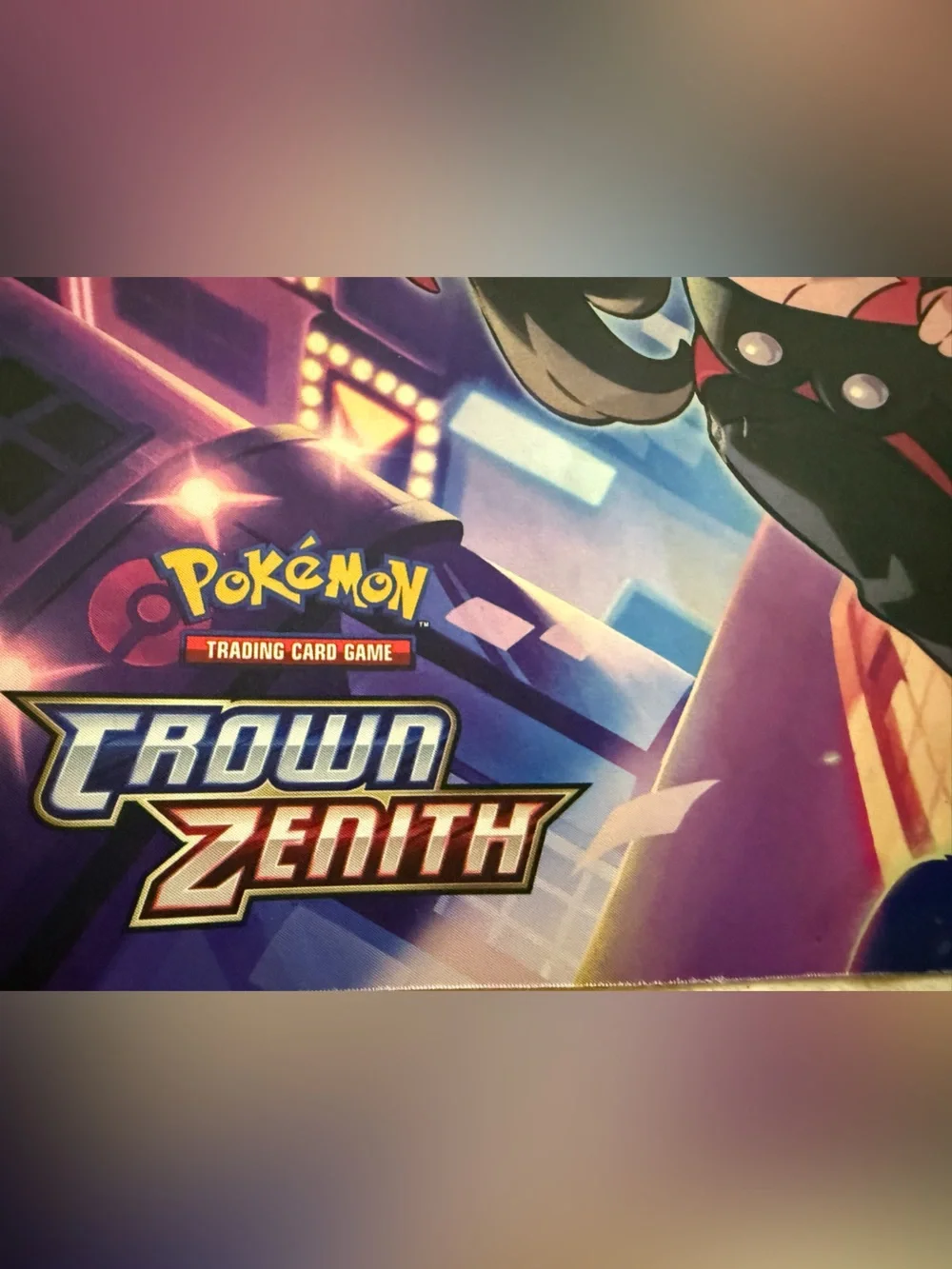 Official Pokemon Crown Zenith Marnie & Morpeko Playmat TCG Desk Mat EUC